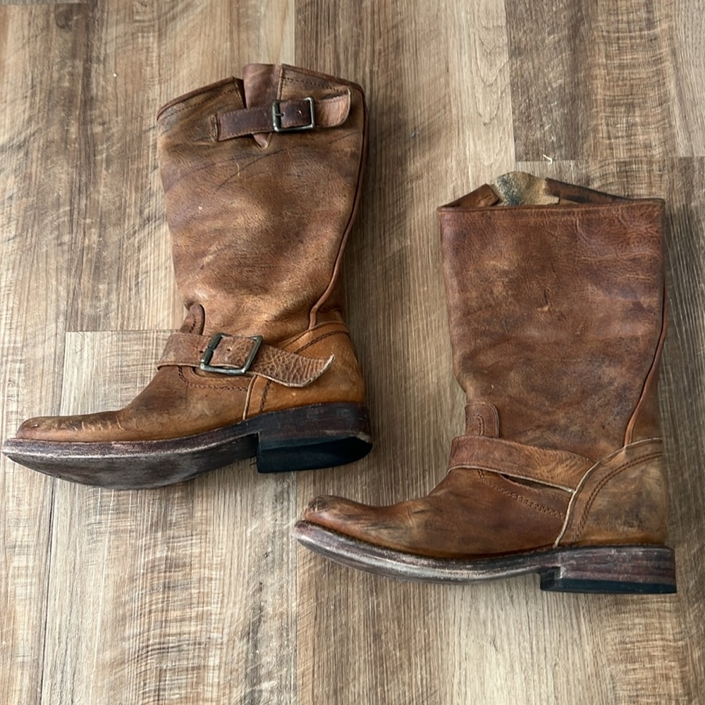 Freebird Crosby Brown Leather distressed Boots 7
